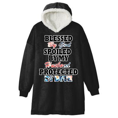 Blessed By God Hooded Wearable Blanket