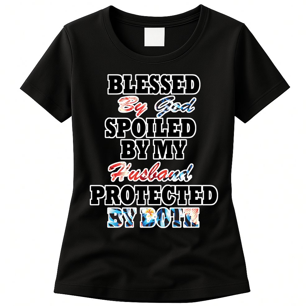 Blessed By God Womens T-Shirt