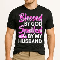 Blessed By God Spoiled By Husband Cooling Performance Crew T-Shirt
