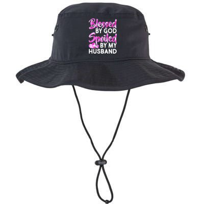 Blessed By God Spoiled By Husband Legacy Cool Fit Booney Bucket Hat