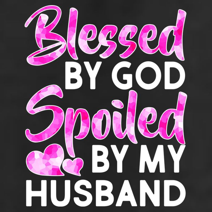 Blessed By God Spoiled By Husband Golf Towel