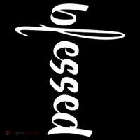 Blessed Cross Drawstring Bag