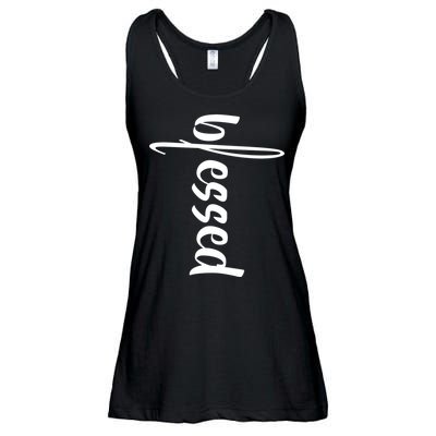 Blessed Cross Ladies Essential Flowy Tank