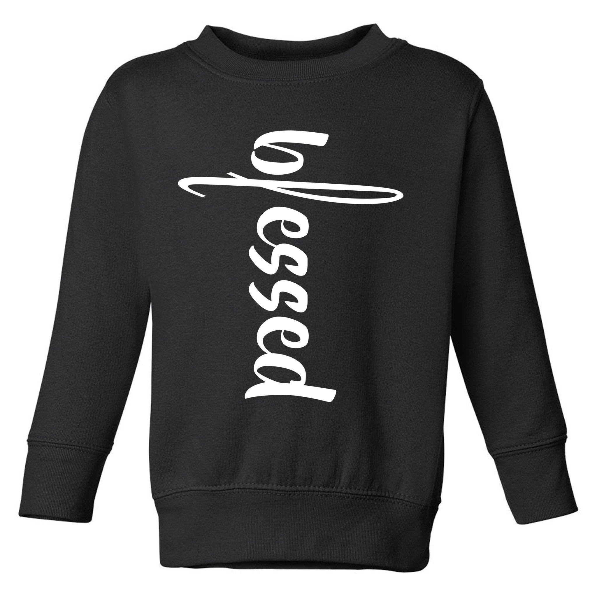Blessed Cross Toddler Sweatshirt