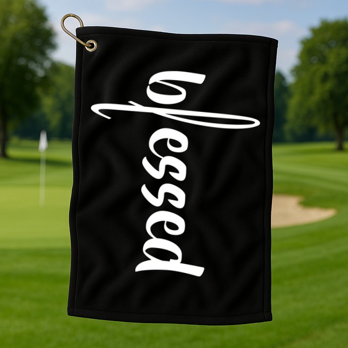Blessed Cross Golf Towel