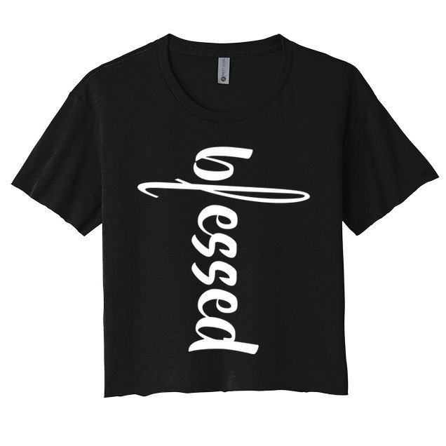 Blessed Cross Crop Top