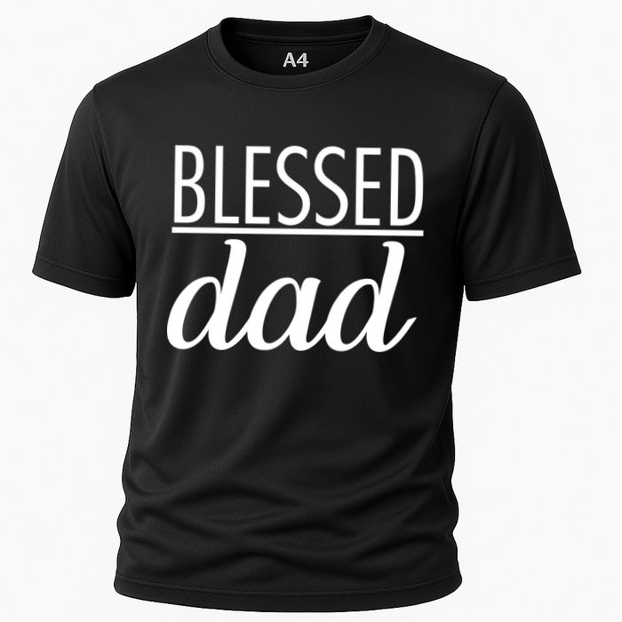 Blessed Dad Cooling Performance Crew T-Shirt