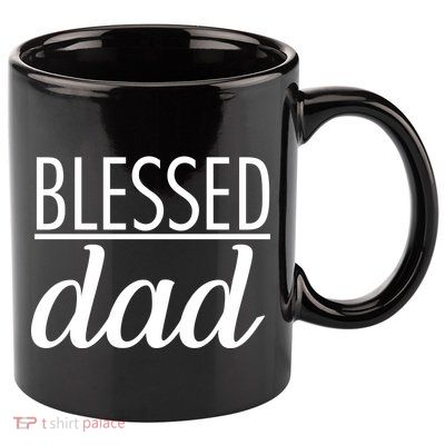Blessed Dad 11oz C Handle Ceramic Mug