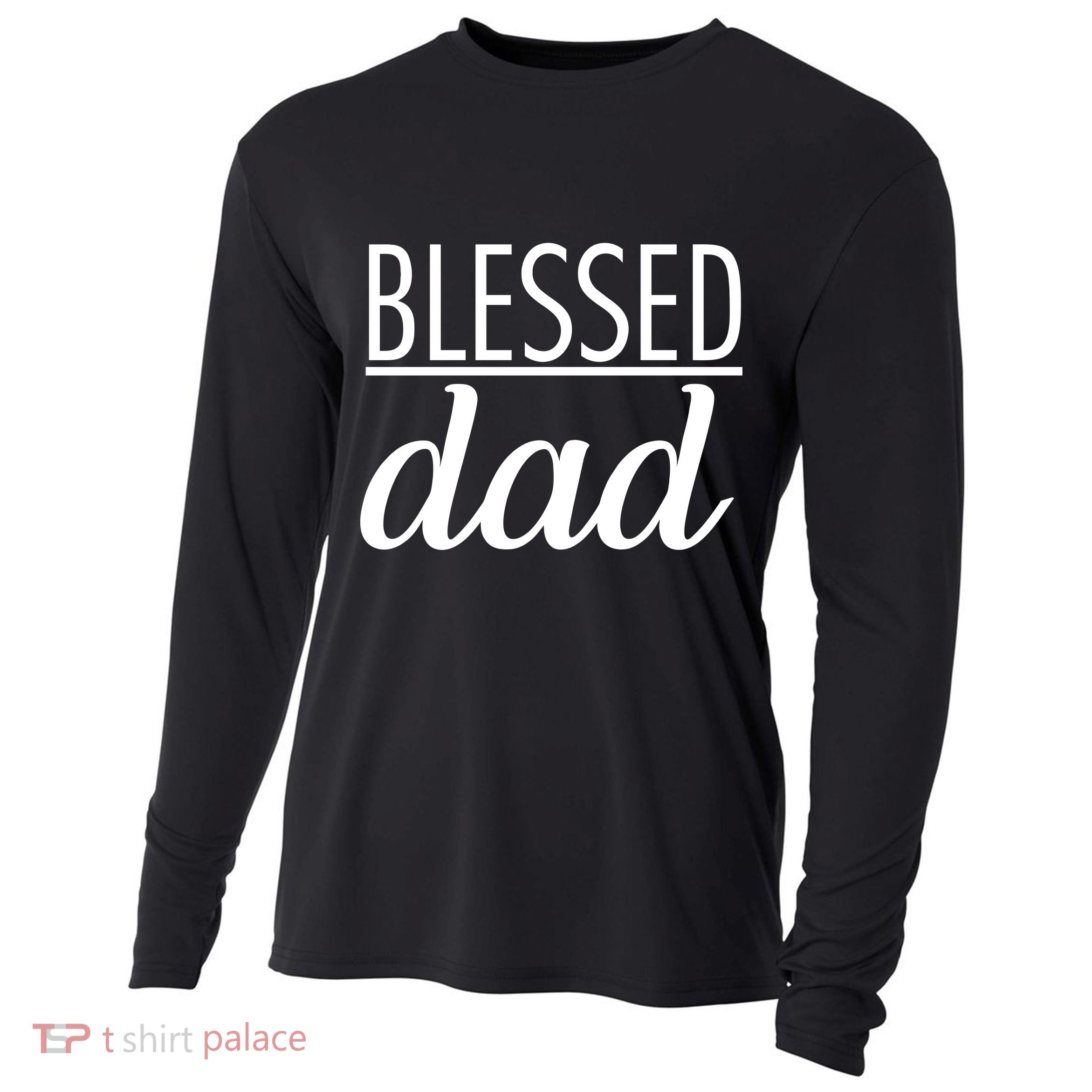 Blessed Dad Cooling Performance Long Sleeve Crew