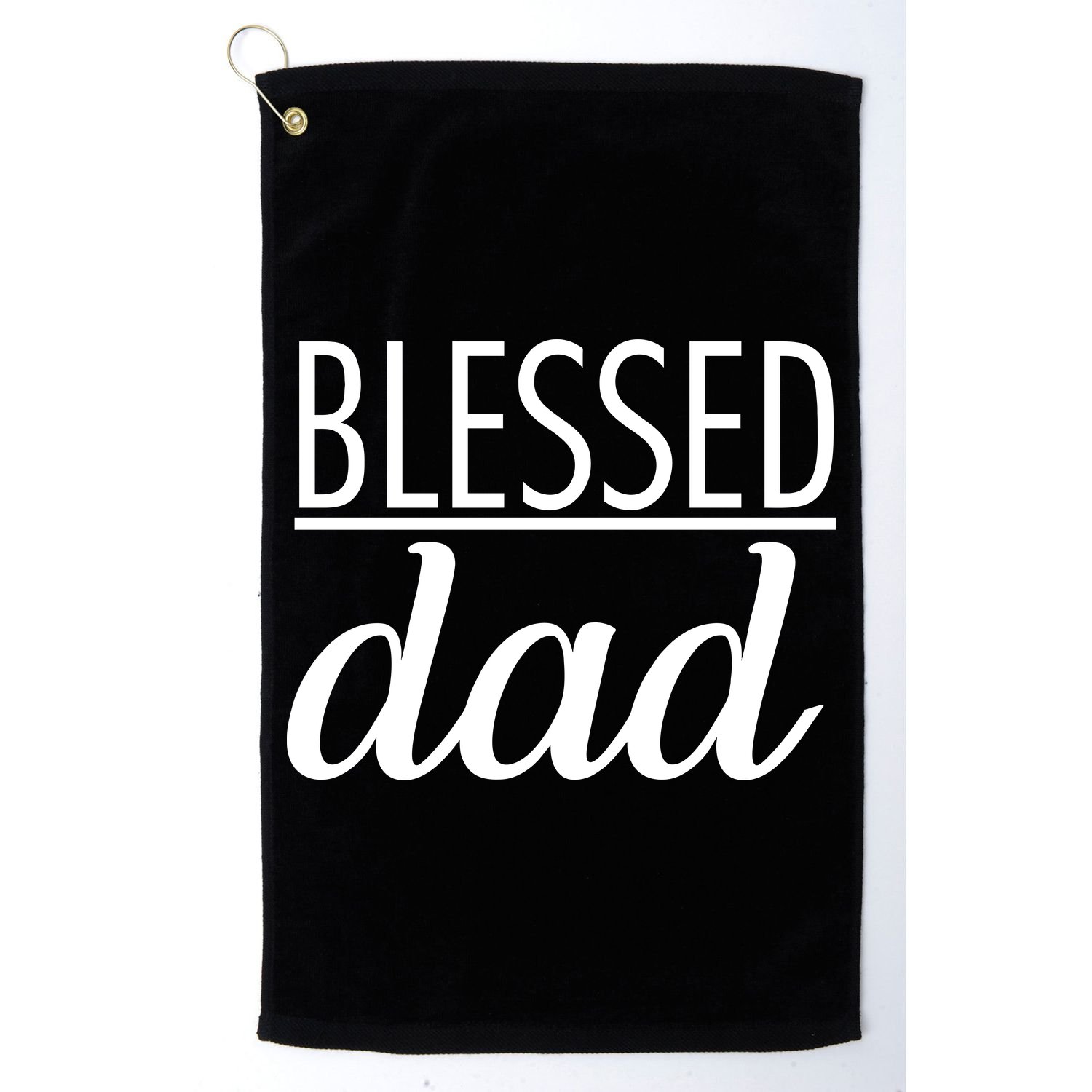 Blessed Dad Golf Towel