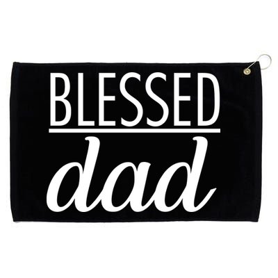 Blessed Dad Grommeted Golf Towel