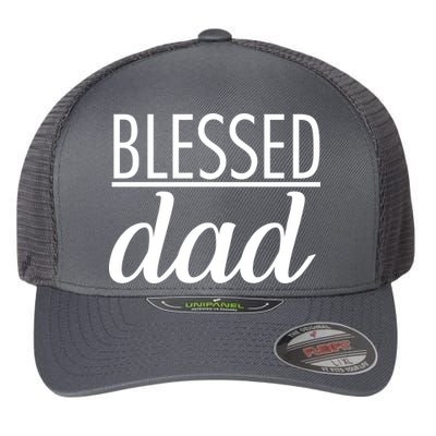 Blessed Dad Flexfit Unipanel Trucker Cap