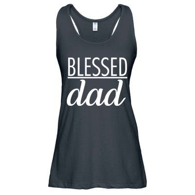 Blessed Dad Ladies Essential Flowy Tank