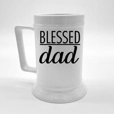 Blessed Dad Beer Stein