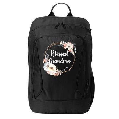 Blessed Grandma Floral City Backpack