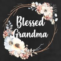 Blessed Grandma Floral Hat