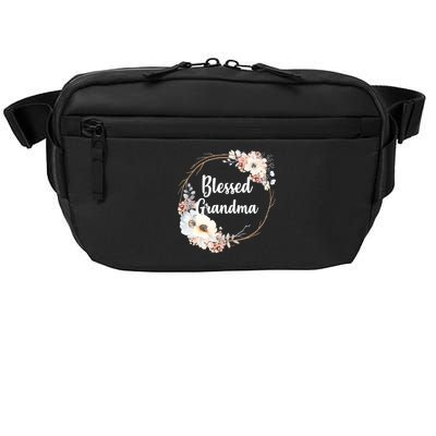 Blessed Grandma Floral Crossbody Pack