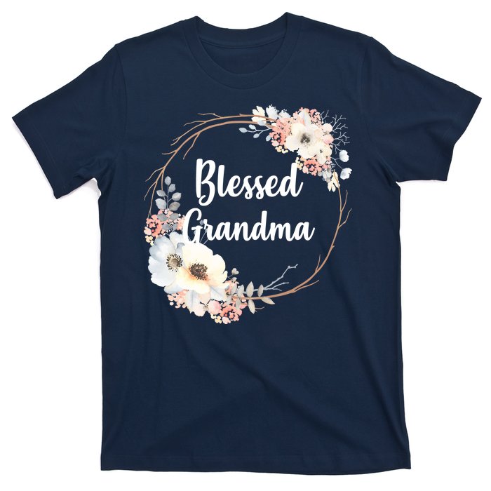 Blessed Grandma Floral T-Shirt