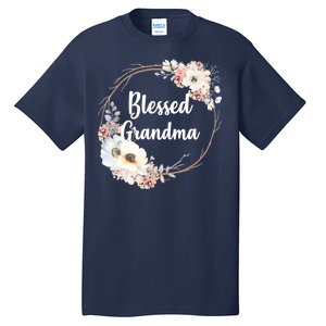 Blessed Grandma Floral Tall T-Shirt