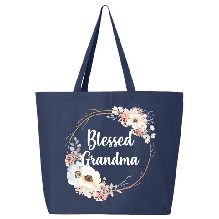 Blessed Grandma Floral 25L Jumbo Tote