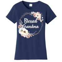 Blessed Grandma Floral Women's T-Shirt