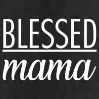 Blessed Mama 7 Panel Mesh Trucker Snapback Hat