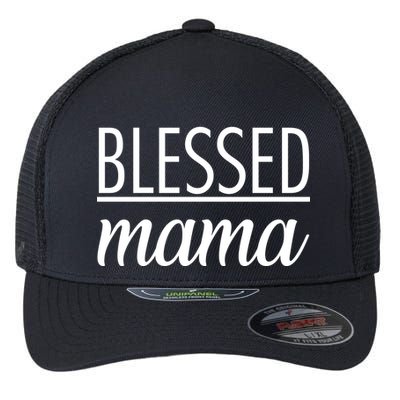 Blessed Mama Flexfit Unipanel Trucker Cap