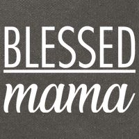 Blessed Mama Cotton Canvas Backpack