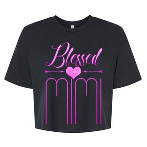 Blessed Mimi Bella+Canvas Jersey Crop Tee