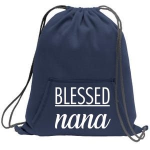 Blessed Nana Sweatshirt Cinch Pack Bag