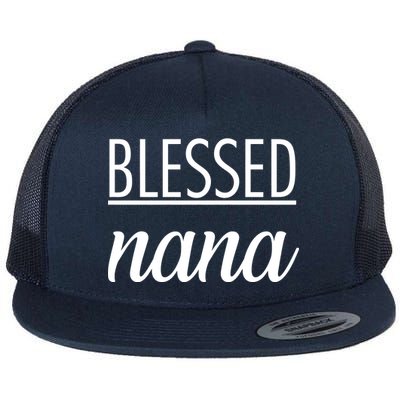 Blessed Nana Flat Bill Trucker Hat