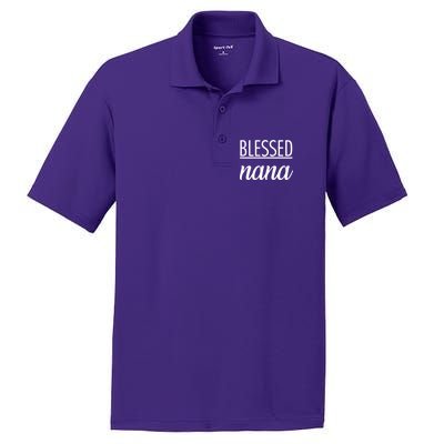 Blessed Nana PosiCharge RacerMesh Polo