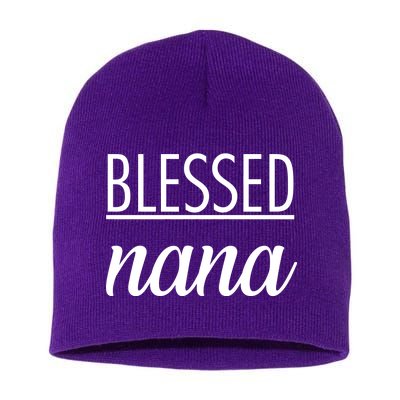 Blessed Nana Short Acrylic Beanie