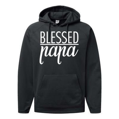 Blessed Papa Performance Fleece Hoodie