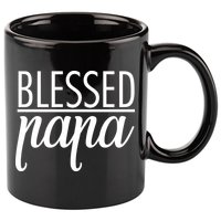 Blessed Papa 11oz C Handle Ceramic Mug