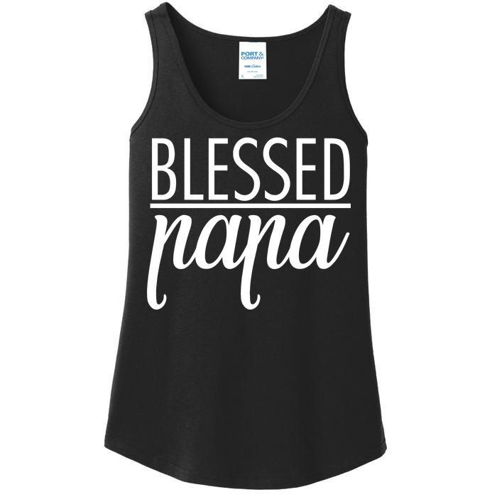 Blessed Papa Ladies Essential Tank