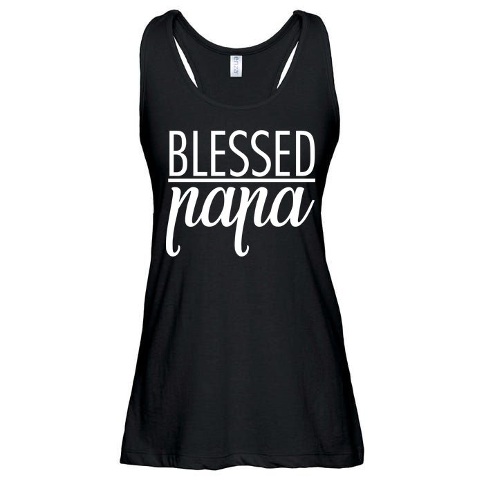 Blessed Papa Ladies Essential Flowy Tank