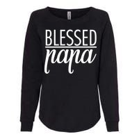 Blessed Papa Womens California Wash Sweatshirt