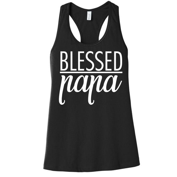 Blessed Papa Women's Racerback Tank