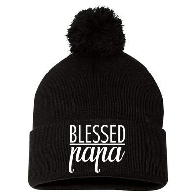 Blessed Papa Pom Pom 12in Knit Beanie