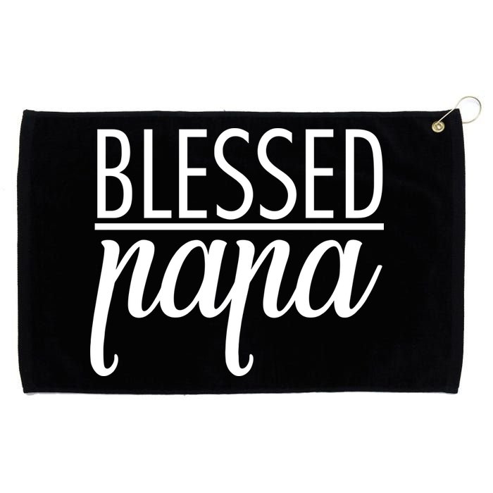 Blessed Papa Grommeted Golf Towel