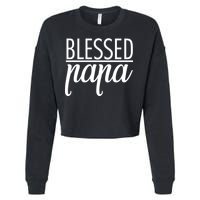 Blessed Papa Cropped Pullover Crew