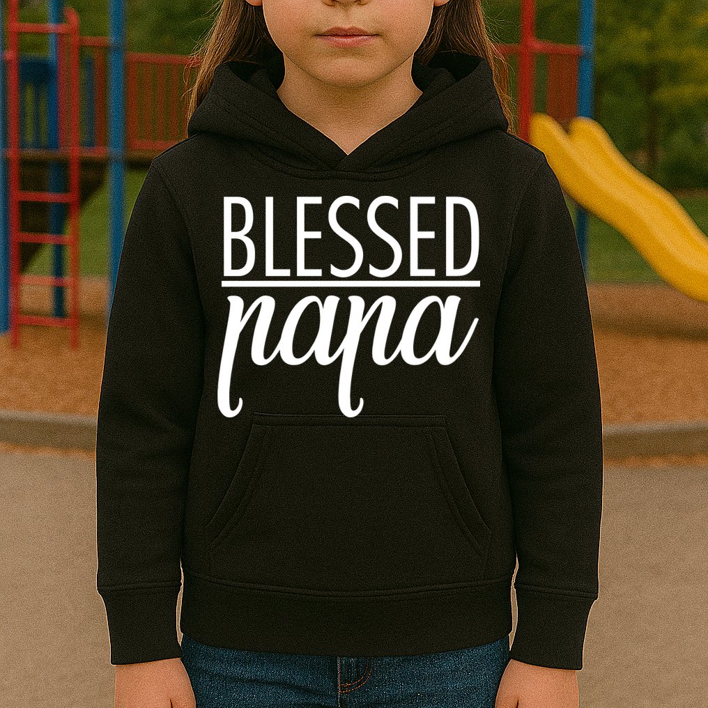 Blessed Papa Kids Hoodie