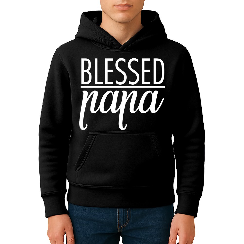 Blessed Papa Kids Hoodie