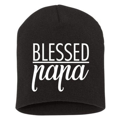 Blessed Papa Short Acrylic Beanie