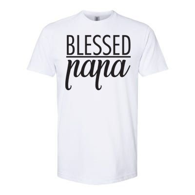 Blessed Papa Softstyle CVC T-Shirt