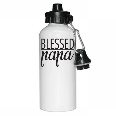 Blessed Papa Aluminum Water Bottle