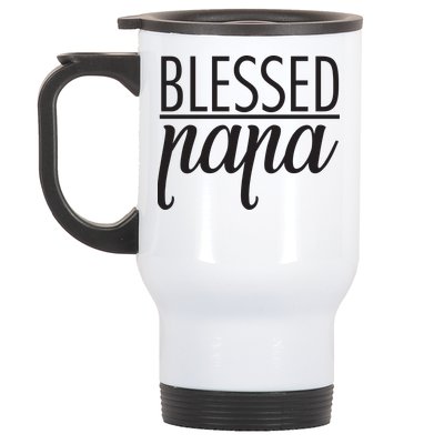 Blessed Papa Stainless Steel Travel Mug