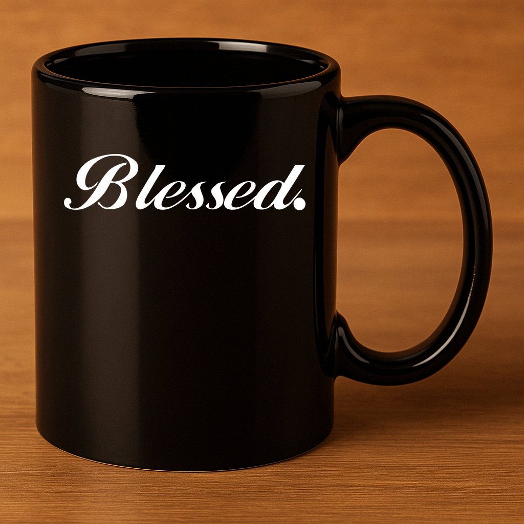 Blessed Signature 11oz C Handle Ceramic Mug