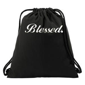 Blessed Signature Drawstring Bag